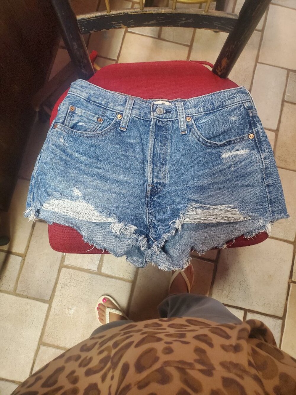 Levi's denim shorts